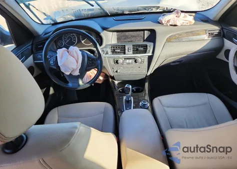 2011 BMW X3 xDrive28I z USA, uszkodzony, nr VIN 5UXWX5C55BLW14231